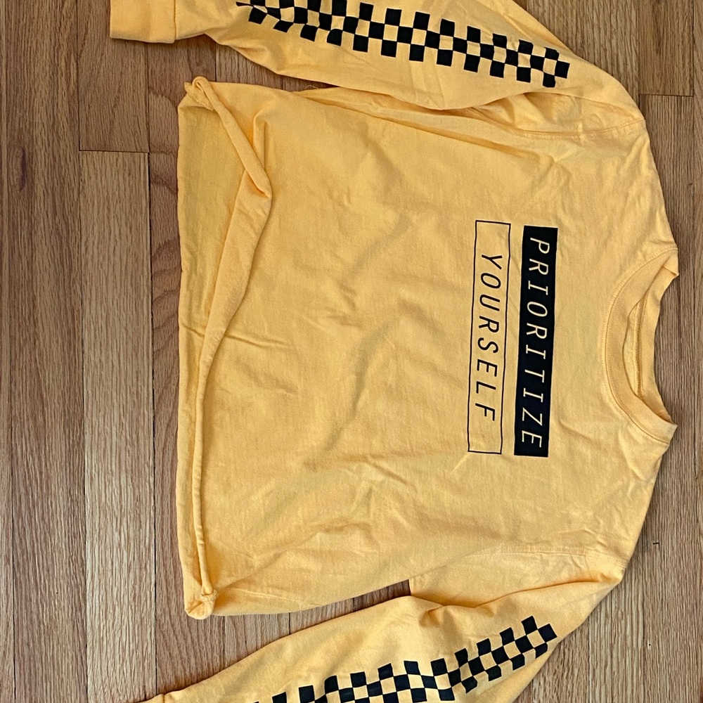 Mighty Fine Long Sleeve Crop Top